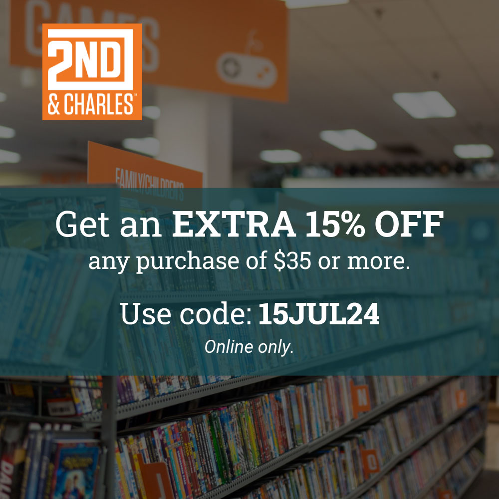 2nd & Charles - Get an extra 15% of any purchase of $35 or more only at 2ndandcharles.com with code 15JUN24