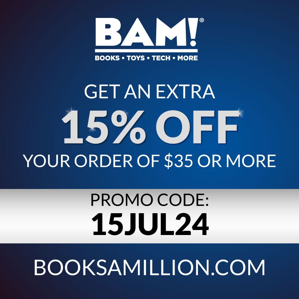 Books a Million - GET AN EXTRA 15% OFF YOUR ORDER OF $35 OR MORE<br>PROMO CODE: 15JUN24